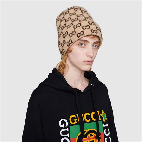 gucci mützen herren|Gucci Mütze aus Wolle mit GG Motiv.